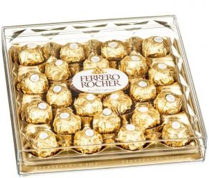 Бонбони Ferrero Rocher 4 броя в кашон * 300 гр 
