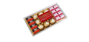 Шоколадови бонбони Ferrero Rocher Престиж 4 броя в кашон * 21 бр. 246 грама