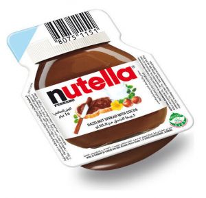Nutella Течен шоколад с лешници 60 броя в кашон * 15 грама