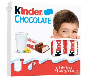 Kinder Chocolate Киндер шоколад  кутия 50 грама 20 броя в кашон 1.45 лв за 1 брой