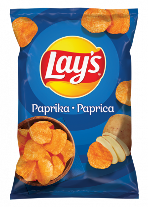 Lay’s Картофен чипс Паприка лента 5 броя * 70 грама 1.53 за 1брой