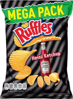 Ruffles картофен чипс  Кетчуп 14 броя в кашон *  260 грама