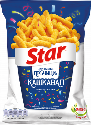 Star Snacks Снакс Кашкавал 12 броя в кашон * 32 грама 0.40 лв за 1 брой