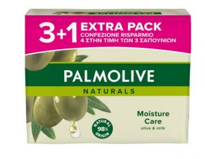 Palmolive Moisture Care с маслина 3+1гратис 4х90гр