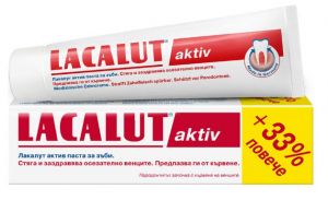 Lacalut Aktiv Паста за зъби 75 мл Aktiv Паста за зъби 75 мл