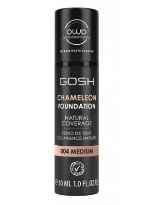 Gosh Chameleon Foundation 004 Medium Адаптиращ се към света на кожата фон дьо тен 30 мл
