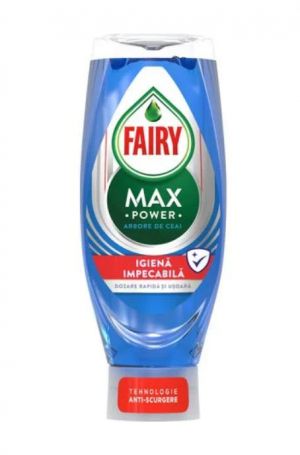 Fairy Max Power Hygiene Веро Течен препарат за съдове 450 мл