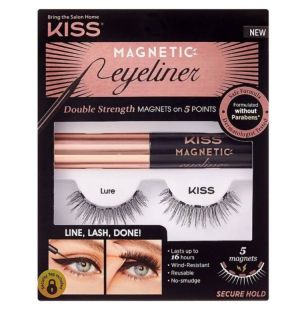 Kiss Magnetic Eyeliner Kit KMEK01C  Комплект Магнитна очна линия + магнитни мигли