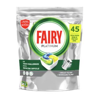 Fairy Platinum All In One таблетки за съдомиялна 45 капсули