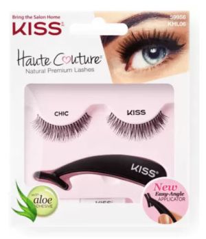 Kiss Haute Couture Lashes Chic KHL06GT Изкуствени мигли от естествен косъм 