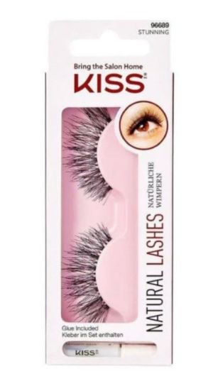 Kiss Natural Lashes False Stunning  KEH03C Изкуствени мигли от естествен косъм