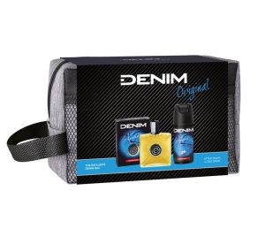 Denim Original Комплект Афтършейв 100 мл + Дезодорант 150 мл + Козметична чанта