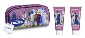 Детски комплект за момиче Disney Frozen Шампоан 100 мл + Нежна душ пяна 100 мл  + Несесер