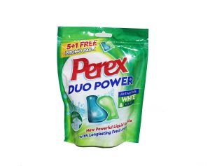 Perex Duo Power Капсули за бяло пране 5+1 бр. 