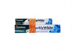 Himalaya Herbals Sparkly White Herbal Toothpaste, Паста за зъби 75ml+40мл подарък