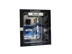 Мъжки комплект MB PARFUMS Classic Blue EDP 50 ml + Mist 50 ml + 15 ml Roller Ball