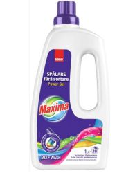 Sano Maxima Mix & Wash Tечен препарат за цветно пране 20 Изпирания 1 л.