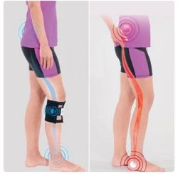 Наколенка ортеза за болки в гърба, кръста  ишиаса и краката с акупресурна подложка Be Active