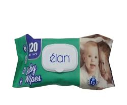 Elan Sensitive Мокри кърпи без алкохол 120 бр.
