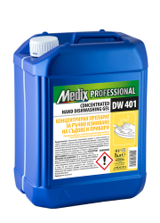 Medix Professional CONCENTRATED HAND DISHWASHING GEL DW 401 Концентриран гел за ръчно измиване на съдове и прибори (цитрус)
