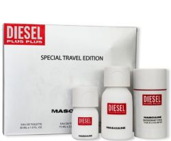 Diesel Plus Plus Special Travel Edition Masculine Комплект за мъже EDT 30 мл + EDT 75 мл + Дезодорант стик 75 мл