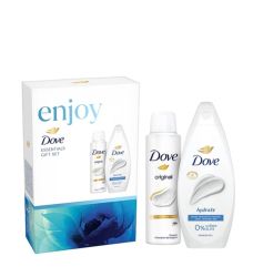 Dove Enjoy Комплект за жени Део спрей Original 150 мл + Душ гел  Hydrate 250 мл