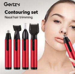 Универсален дамски електрически тример  комплект 4 в 1 за обезкосмяване