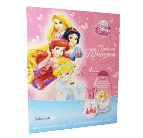 Комплект за момичета Disney Princess Любими Принцеси -Тоалетна вода 30мл+Шампоан 300мл