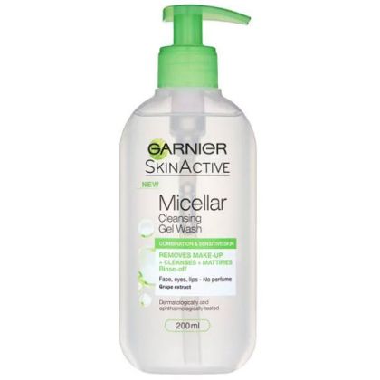 Garnier Micellar Cleansing Gel Wash for Combination & Sensitive Skin 200 ml Мицеларен гел за комбинирана и чувствителна кожа 200 мл
