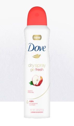 Dove Natural Touch дезодорант спрей против изпотяване 150мл