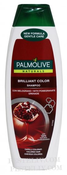 Palmolive Naturals - Brilliant Color Шампоан за коса с екстракт от жожоба и нар 350мл