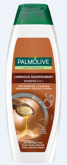 Palmolive Luminous Nourishment Шампоан и балсам 2в1 за суха коса с арган 350мл.
