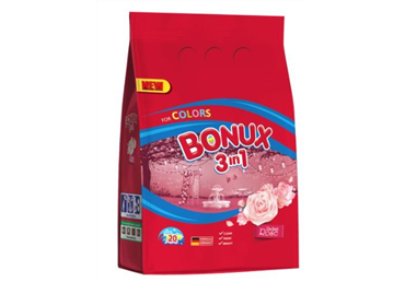 Bonux 3in1 Radiant Rose Прах за цветно пране 20 пр. 2 кг.