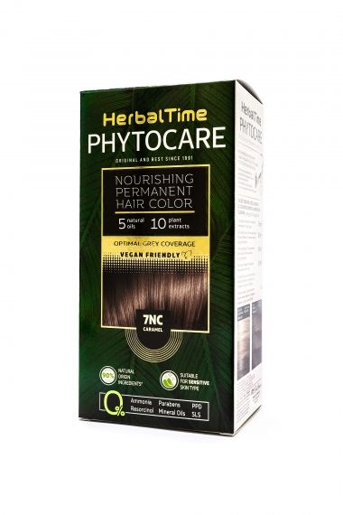 HERBAL TIME PHYTOCARE Боя за коса 7NC КАРАМЕЛ