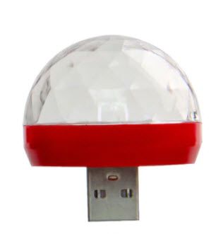 Мини usb диско топка за телефон, компютър кола 