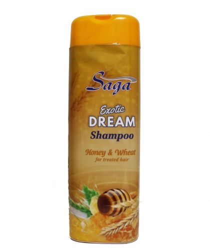 Saga Exotic Мед и Пшеница Шампоан за третирана коса 500мл