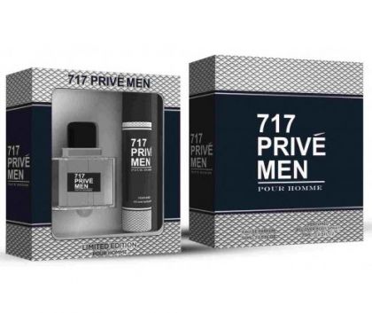 Комплект MB PARFUMS  717 Prive Men Homme EDP 50 мл + 75 мл Дезодорант