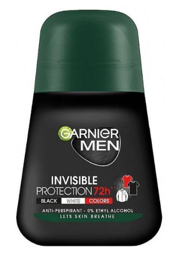 Garnier Men Mineral Invisible Black White Colors 72h Рол-он за мъже 50мл