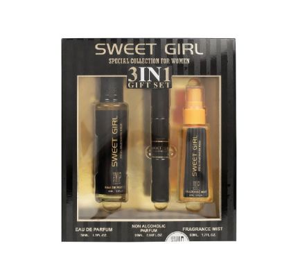VIP LINE SWEET GIRL EDP 50 мл + EDP 20 мл + Спрей за тяло 50 мл Дамски комплект