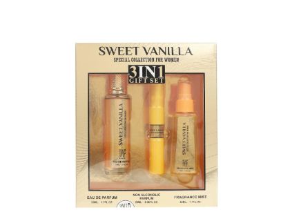 VIP LINE SWEET VANILLA EDP 50 мл + EDP 20 мл + Спрей за тяло 50 мл Дамски комплект