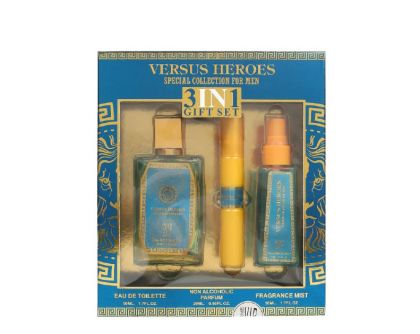 VIP LINE VERSUS HEROES EDP 50 мл + EDP 20 мл + Спрей за тяло 50 мл Мъжки комплект