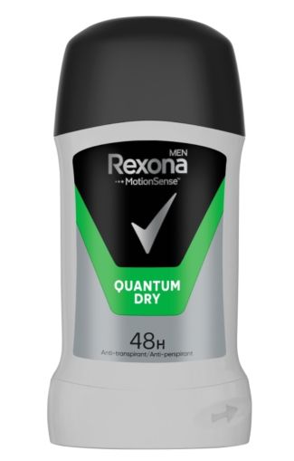 REXONA Quantum Dry Стик за мъже 50мл В НАЛИЧНОСТ