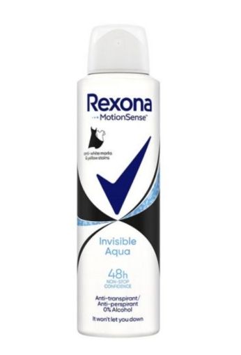 Rexona MotionSense Invisible Aqua Спрей против изпотяване 150мл