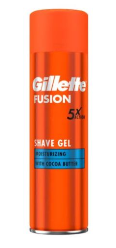 Gillette Fusion Moisturising Овлажняващ гел за бръснене 200 ml