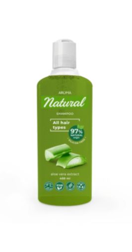 Aroma Natural Aloe Vera Шампоан с алое вера за всеки тип коса 400 мл