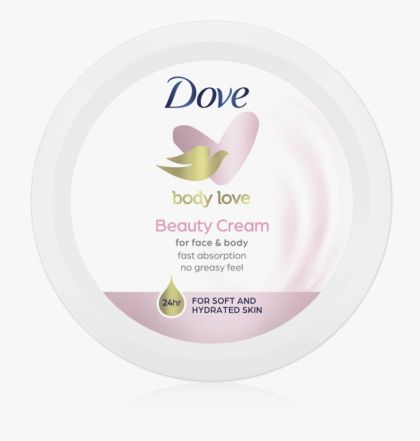 Dove Body Love Beauty Cream Универсален подхранващ крем за лице и тяло 75 мл