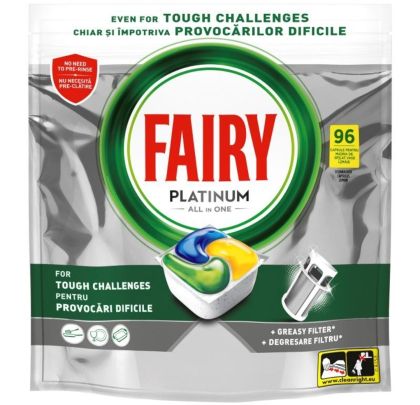 Fairy Platinum All In One таблетки за съдомиялна 96 капсули