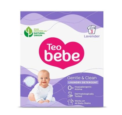 TEO BEBE Прах за пране с лавандула 225 гр