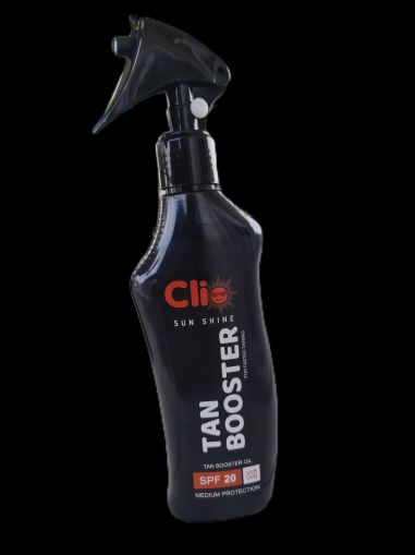 Clio Sun Shine Tan Booster Coconut Oil SPF 20  Спрей олио за интензивно почерняване с кокосово масло, Бета Каротен  и вит. Е 150 мл