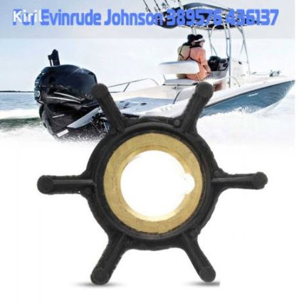 ВОДНА ПОМПА за Evinrude Johnson 2 4 5 6 7 HP 389576 387361 436137 вал 11.2 мм. диаметър 38.2 мм. височина 17.9 мм.